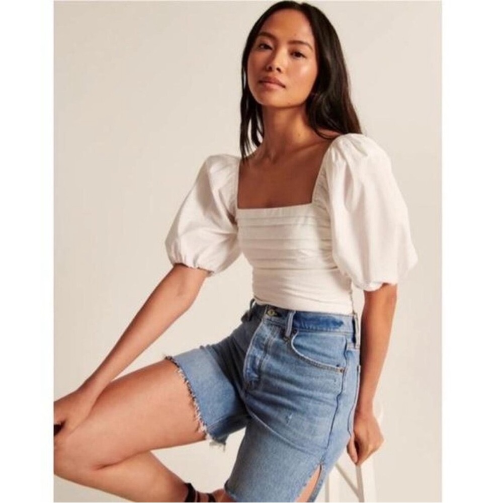 Abercrombie Puff Sleeve Top